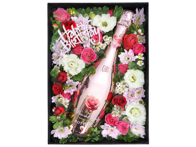 送花禮盒 - Bottega Rose花藝禮品組合 A3 - BX0221A4 Photo